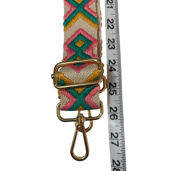 Guitar Strap for crossbody - Grey and Pink - Picture 3 of 3